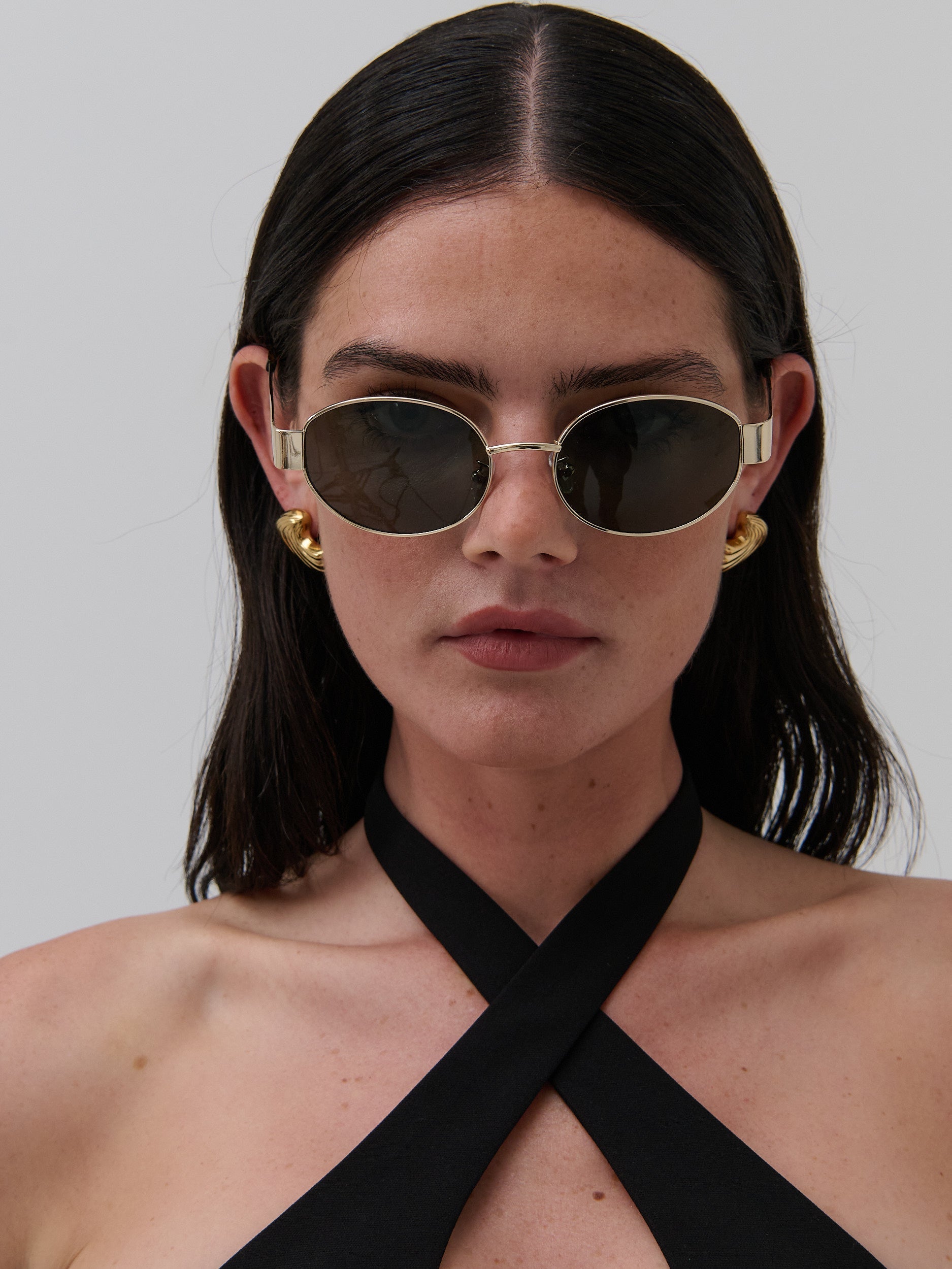 Florence Luxe Oval Sunglasses