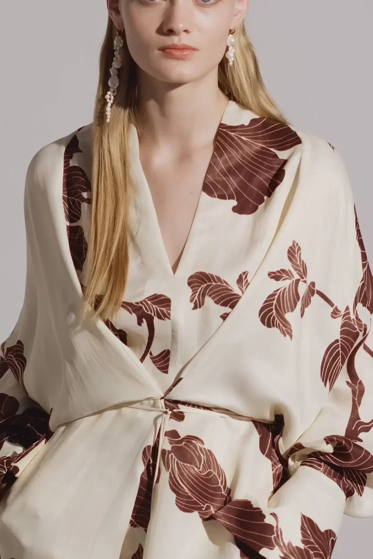 Noémie Floral Wrap Maxi Dress