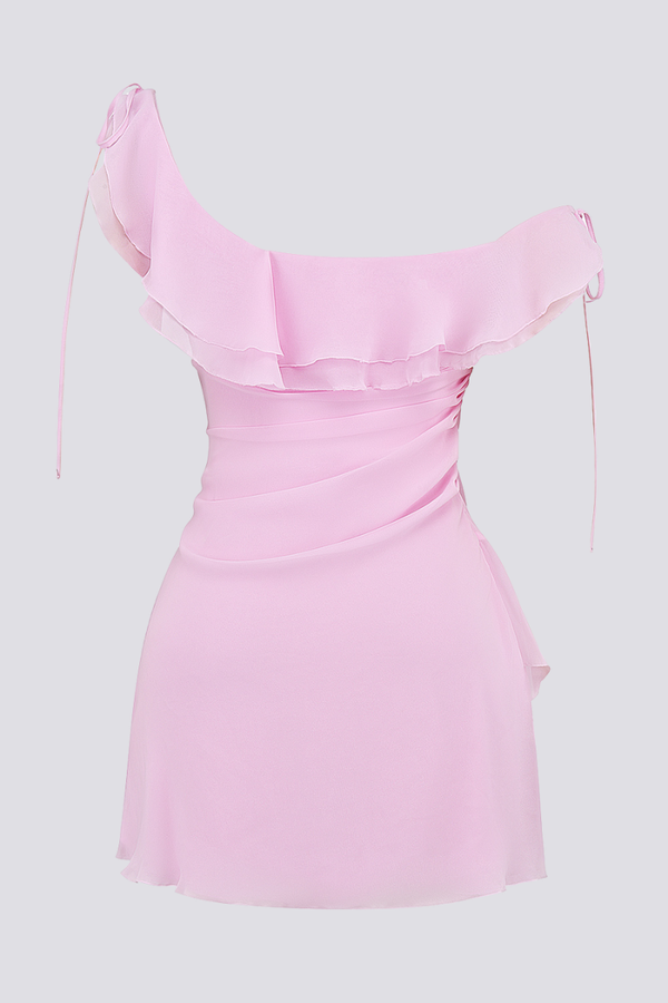 Eleonora Off-Shoulder Ruffle Mini Dress