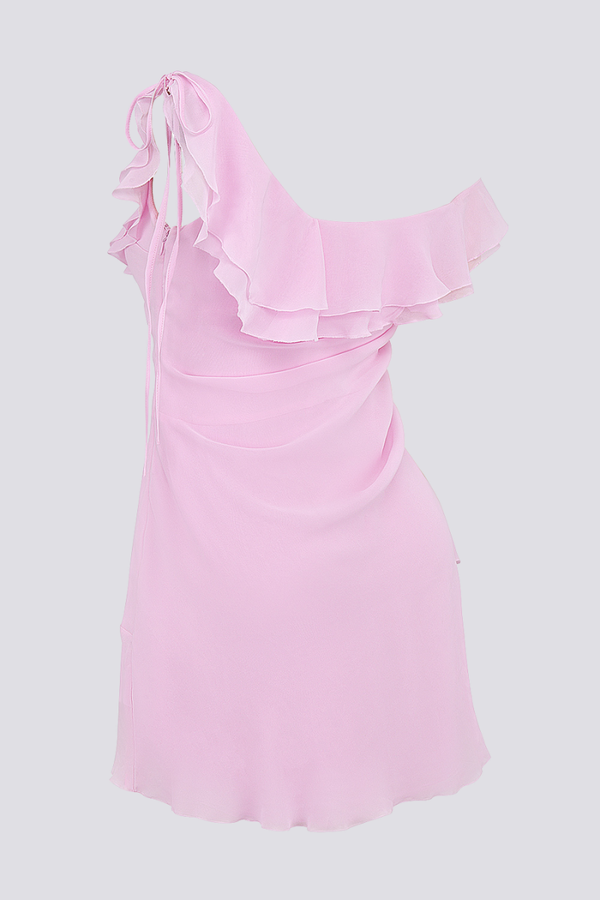 Eleonora Off-Shoulder Ruffle Mini Dress