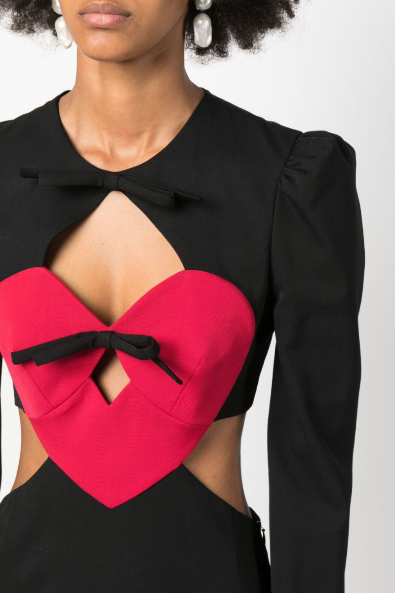 Magdalena Heart Cutout Mini Dress