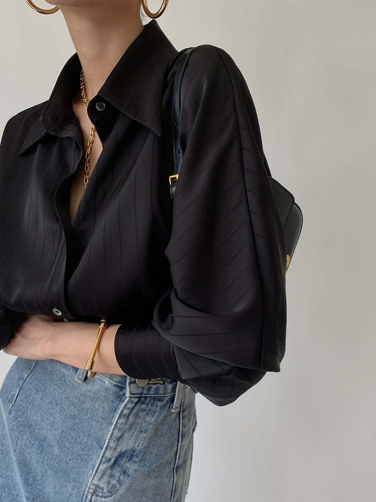 Oversized Button-Up Shirt
