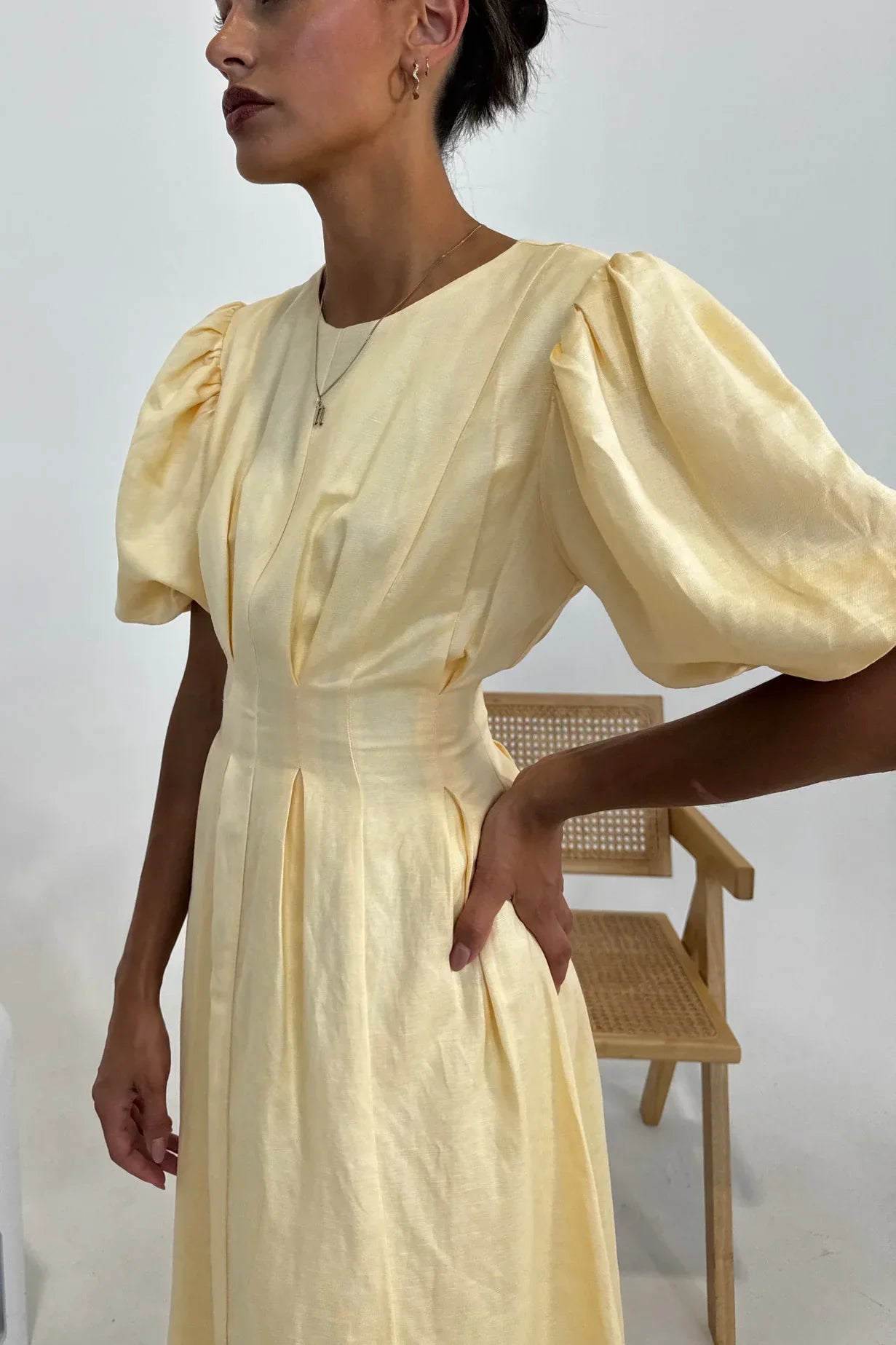 Arielle Puff Sleeve Maxi Dress