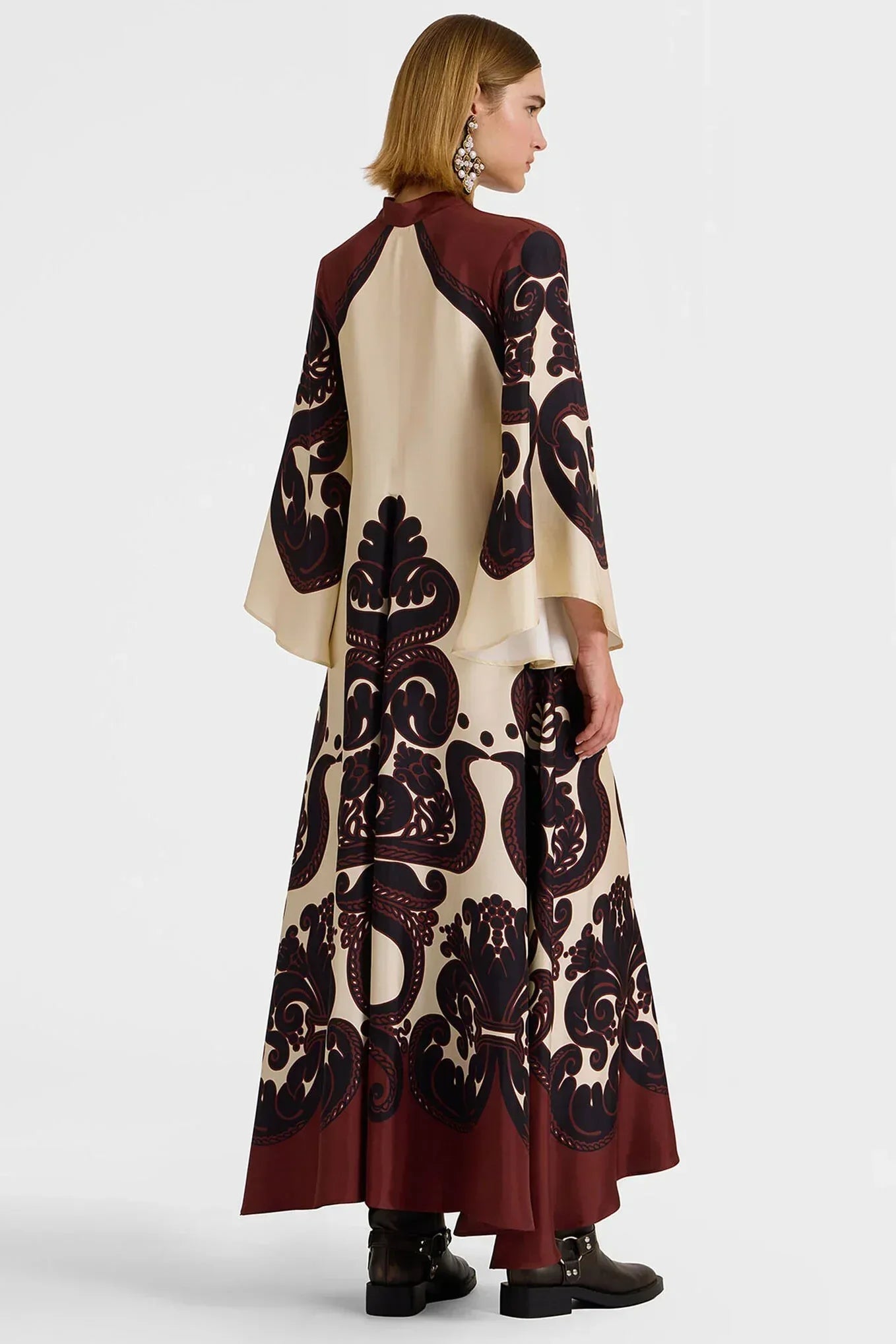 Nicolette Baroque Print Maxi Dress