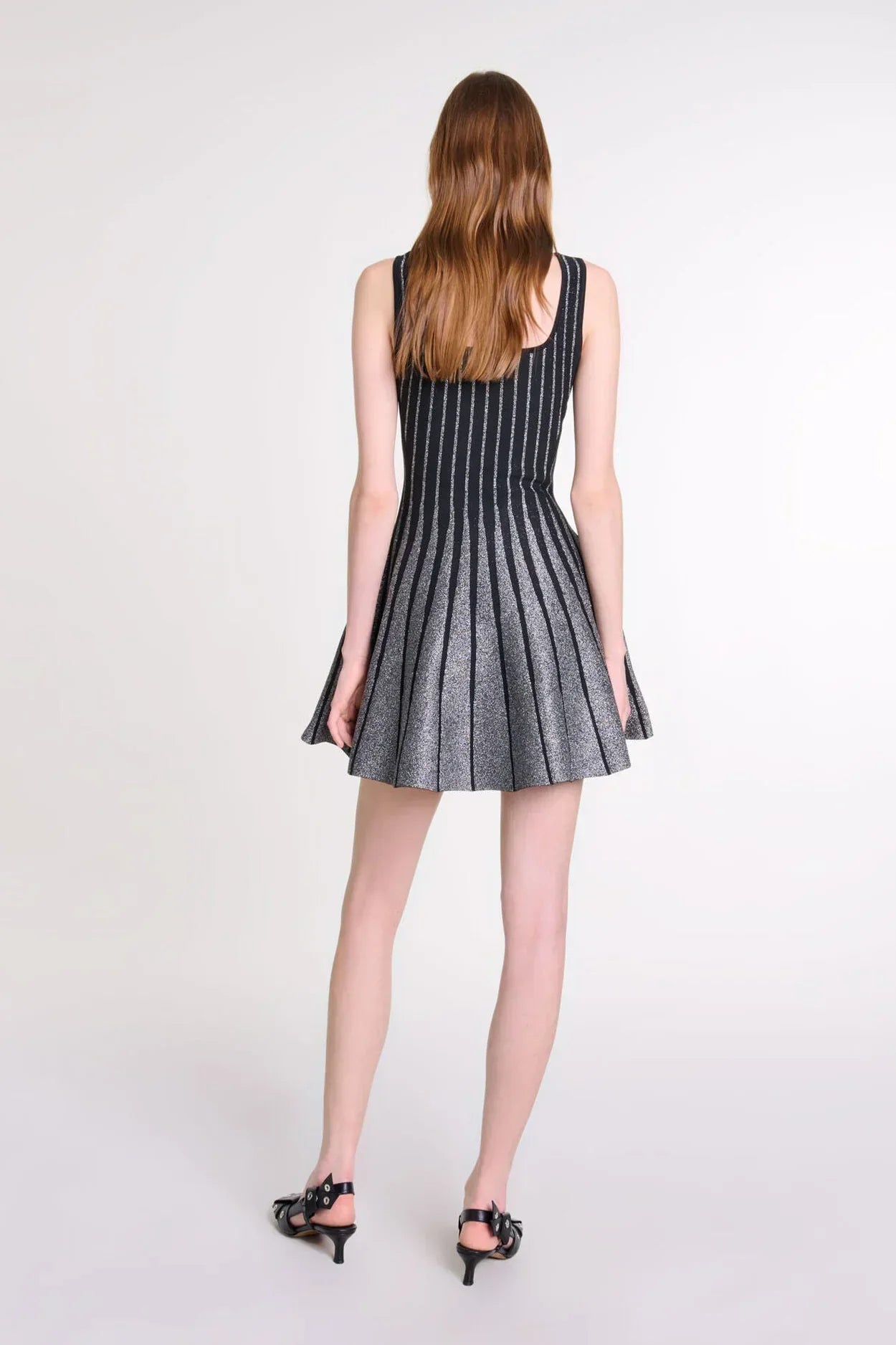 Fiorella Glitter Striped Mini Dress
