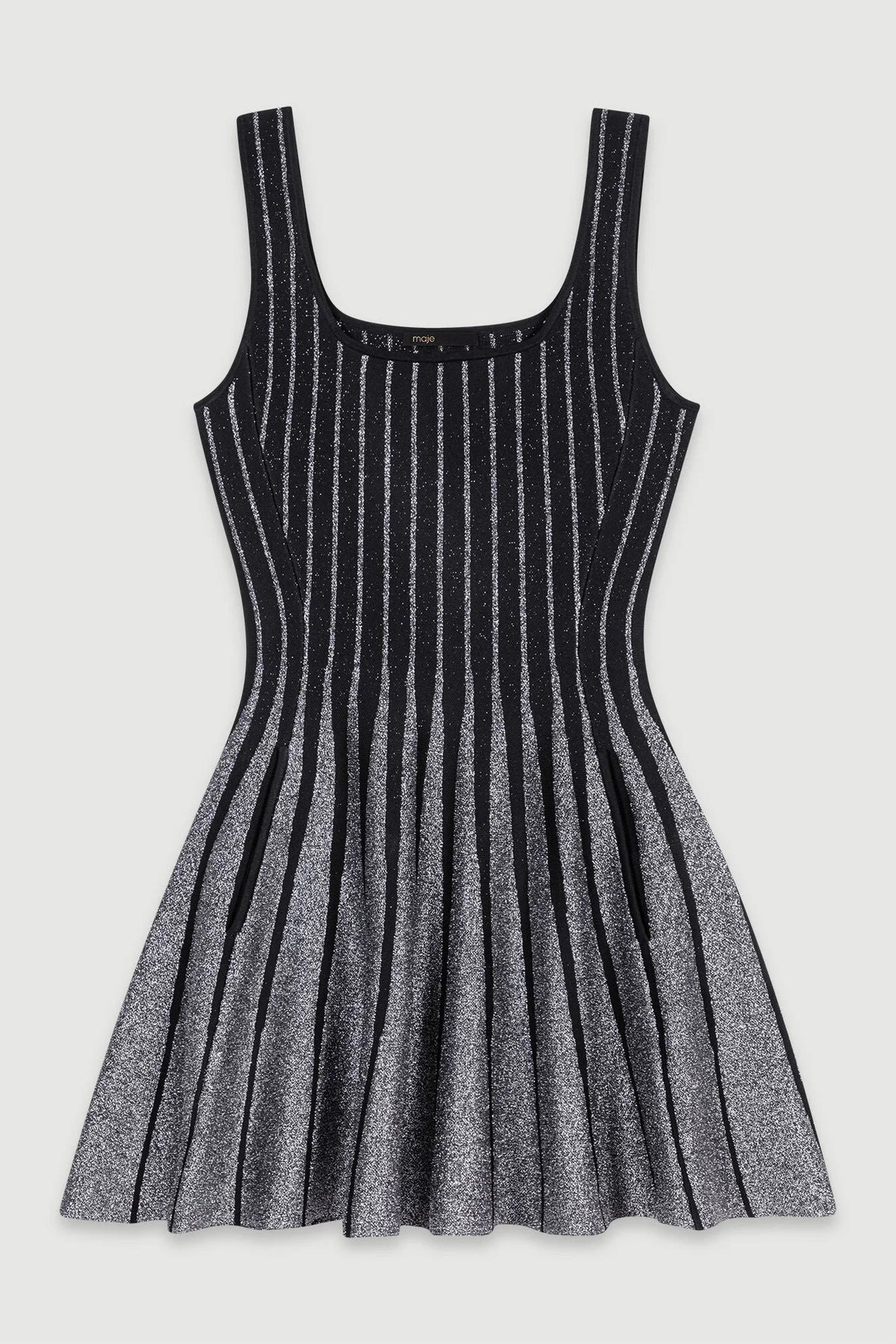 Fiorella Glitter Striped Mini Dress