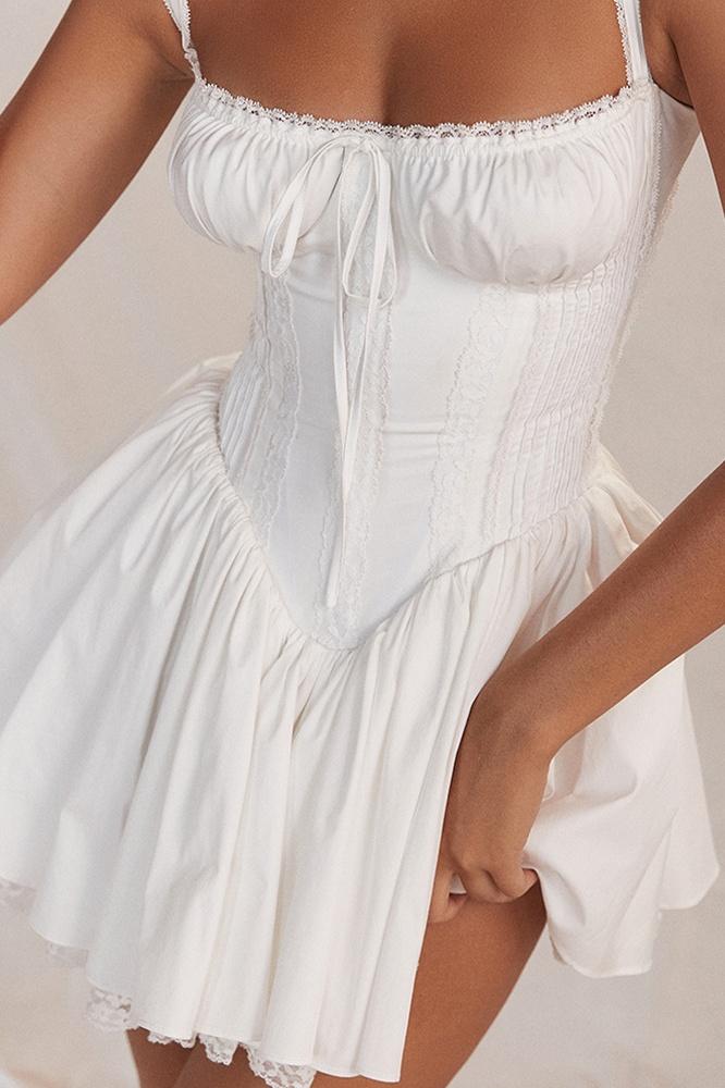 Delfina Corset-Style Mini Dress