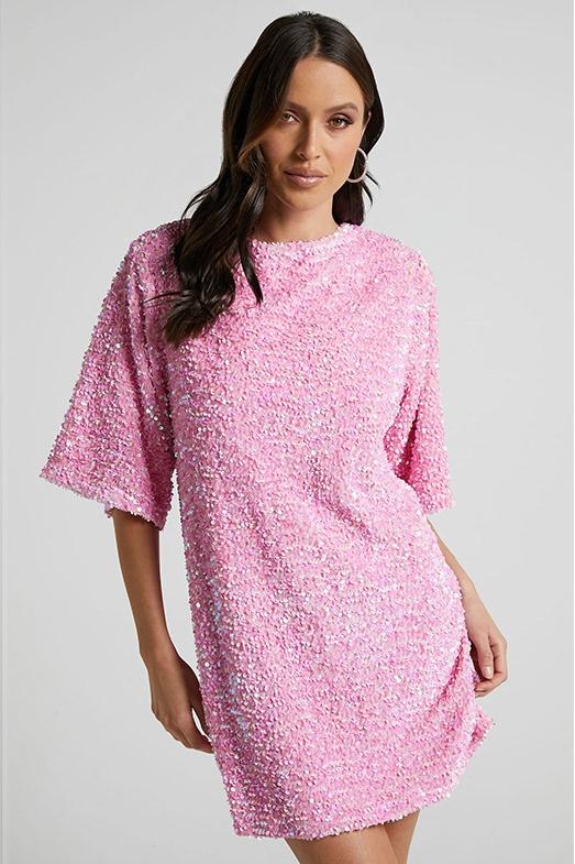 Melisande Sequin Backless Mini Dress