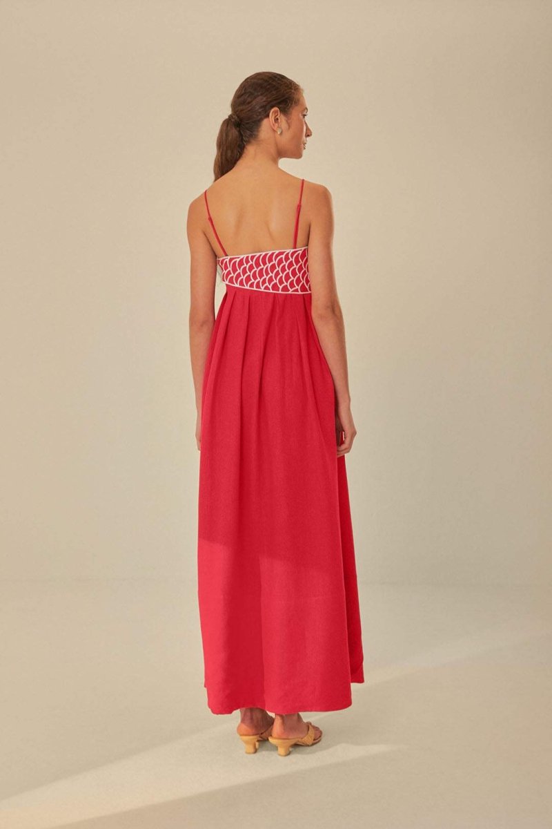 Joceline Embroidered Maxi Dress