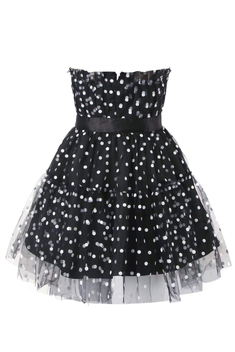 Yasmina Polka Dot Tulle Mini Dress