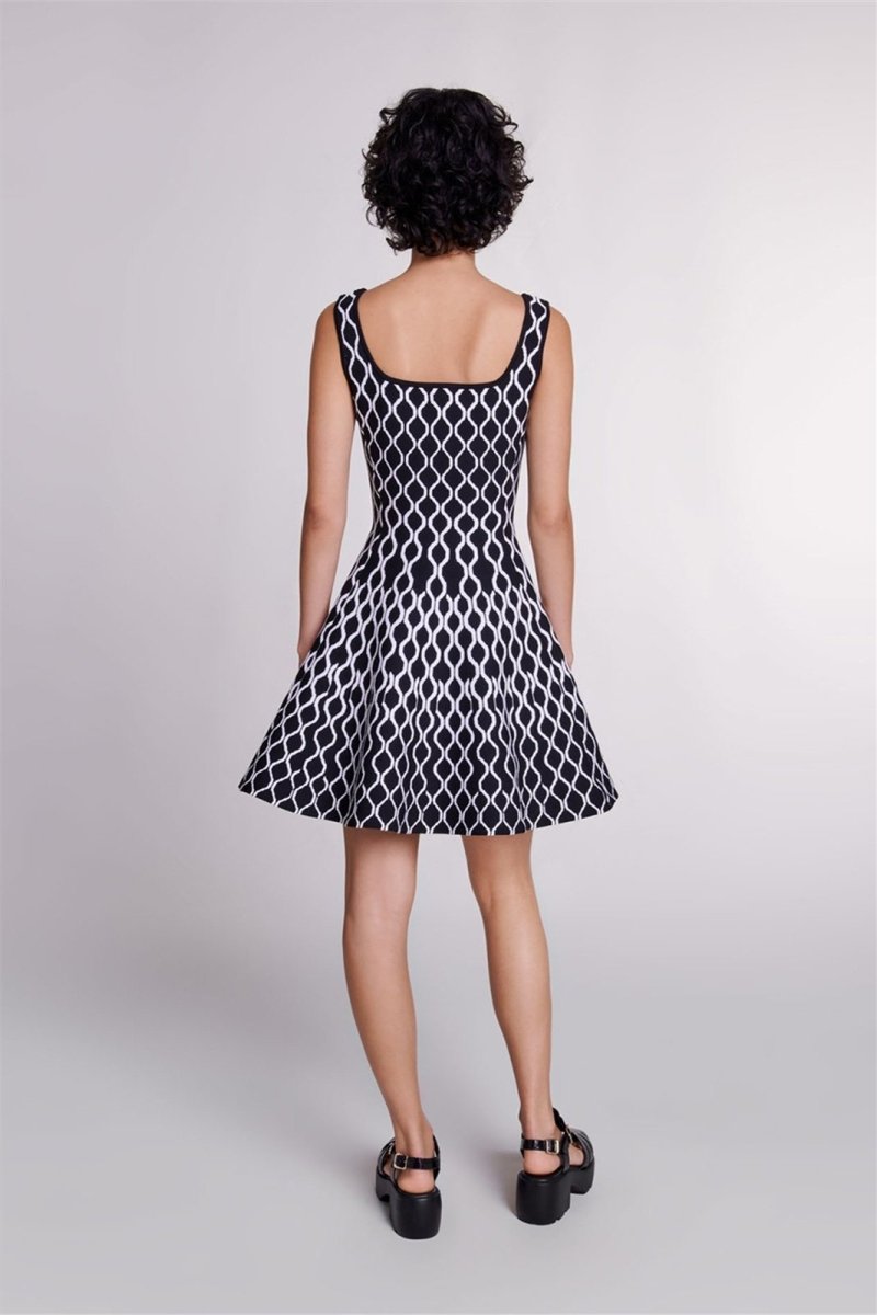 Francesca Abstract-Print Mini Dress