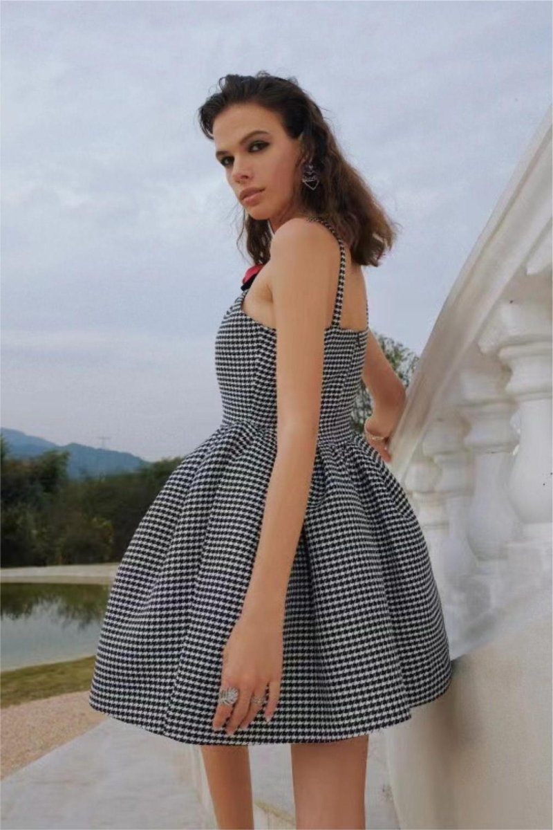 Marcelle Off-Shoulder Chiffon Mini Dress