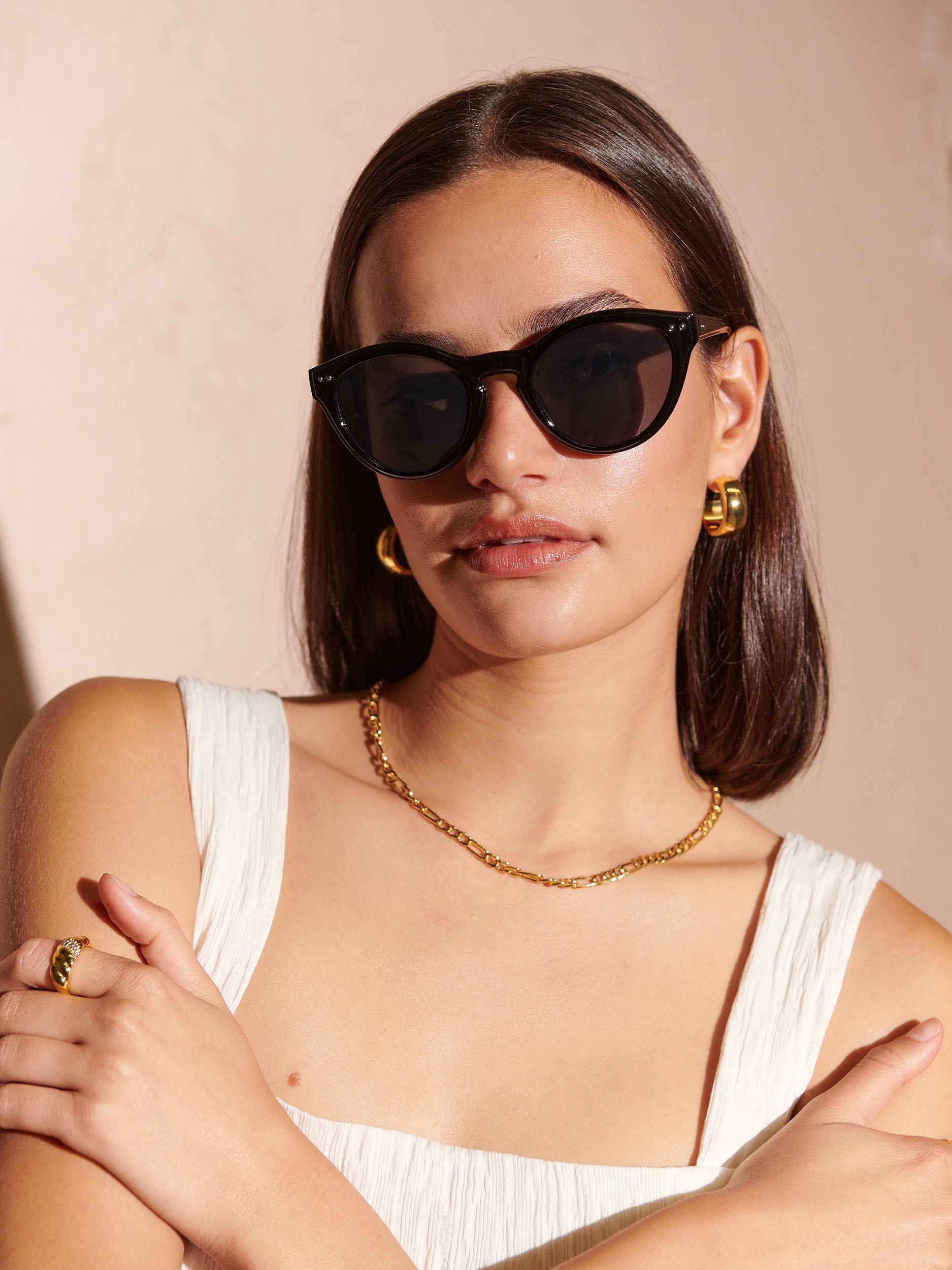 Clinton Vintage Circular Sunglasses