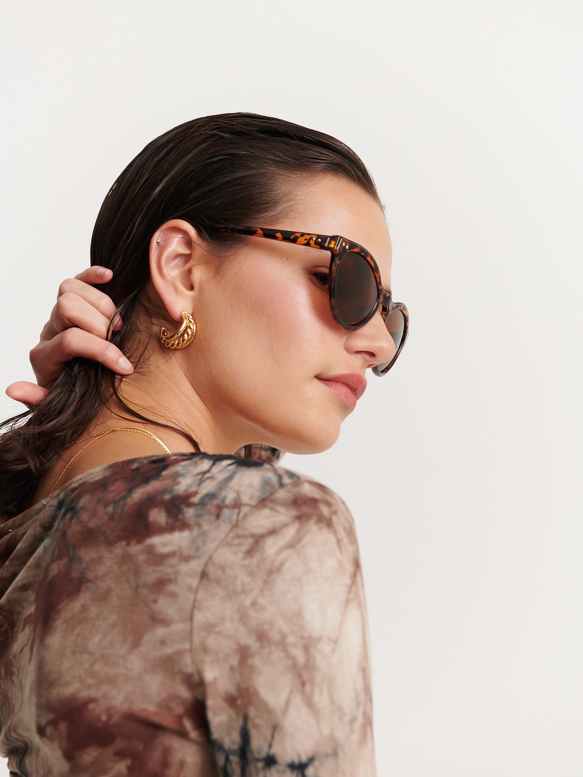 Clinton Vintage Circular Sunglasses