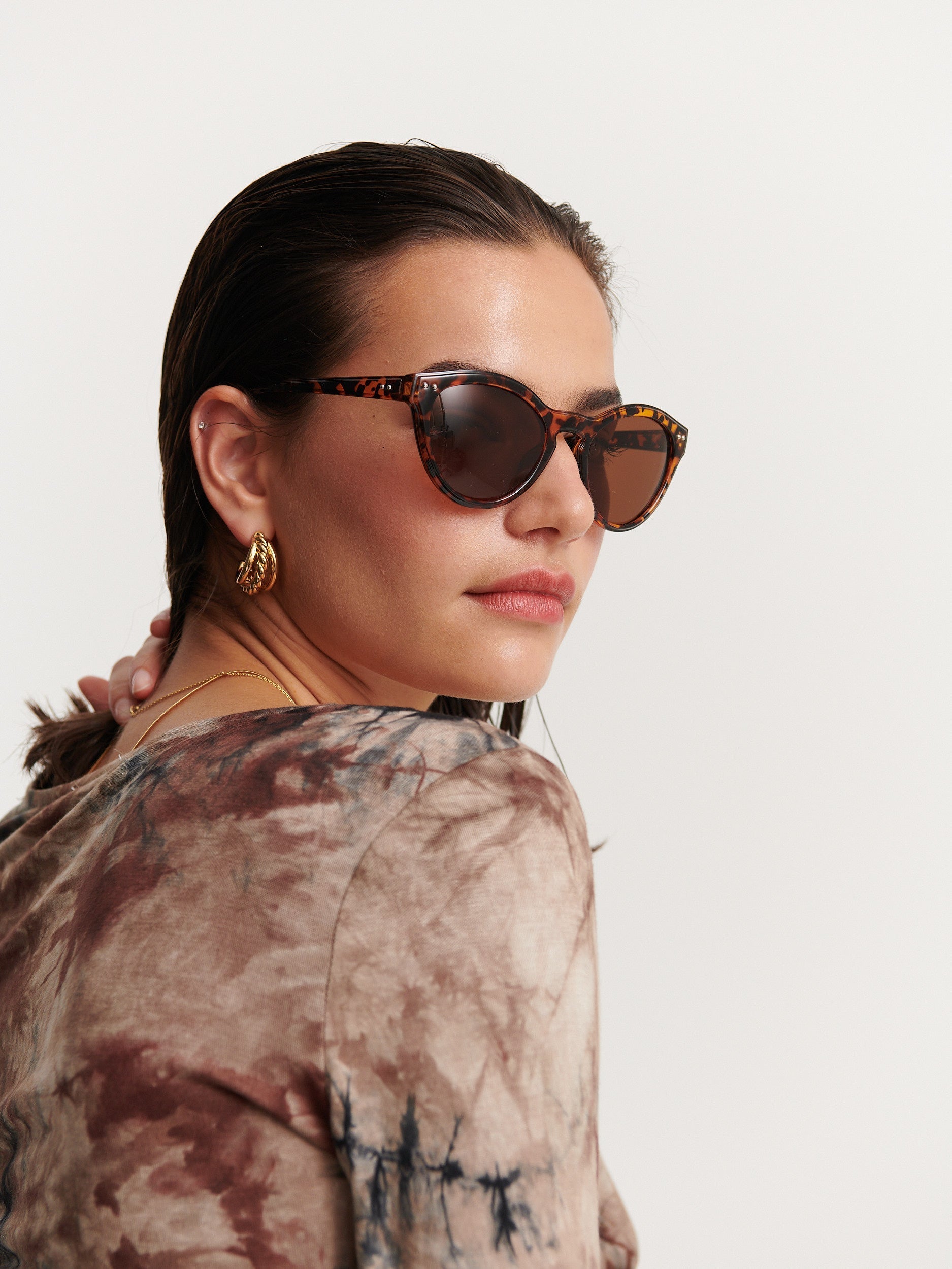 Clinton Vintage Circular Sunglasses