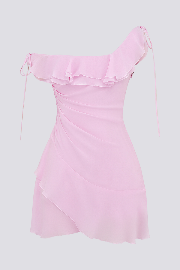 Eleonora Off-Shoulder Ruffle Mini Dress