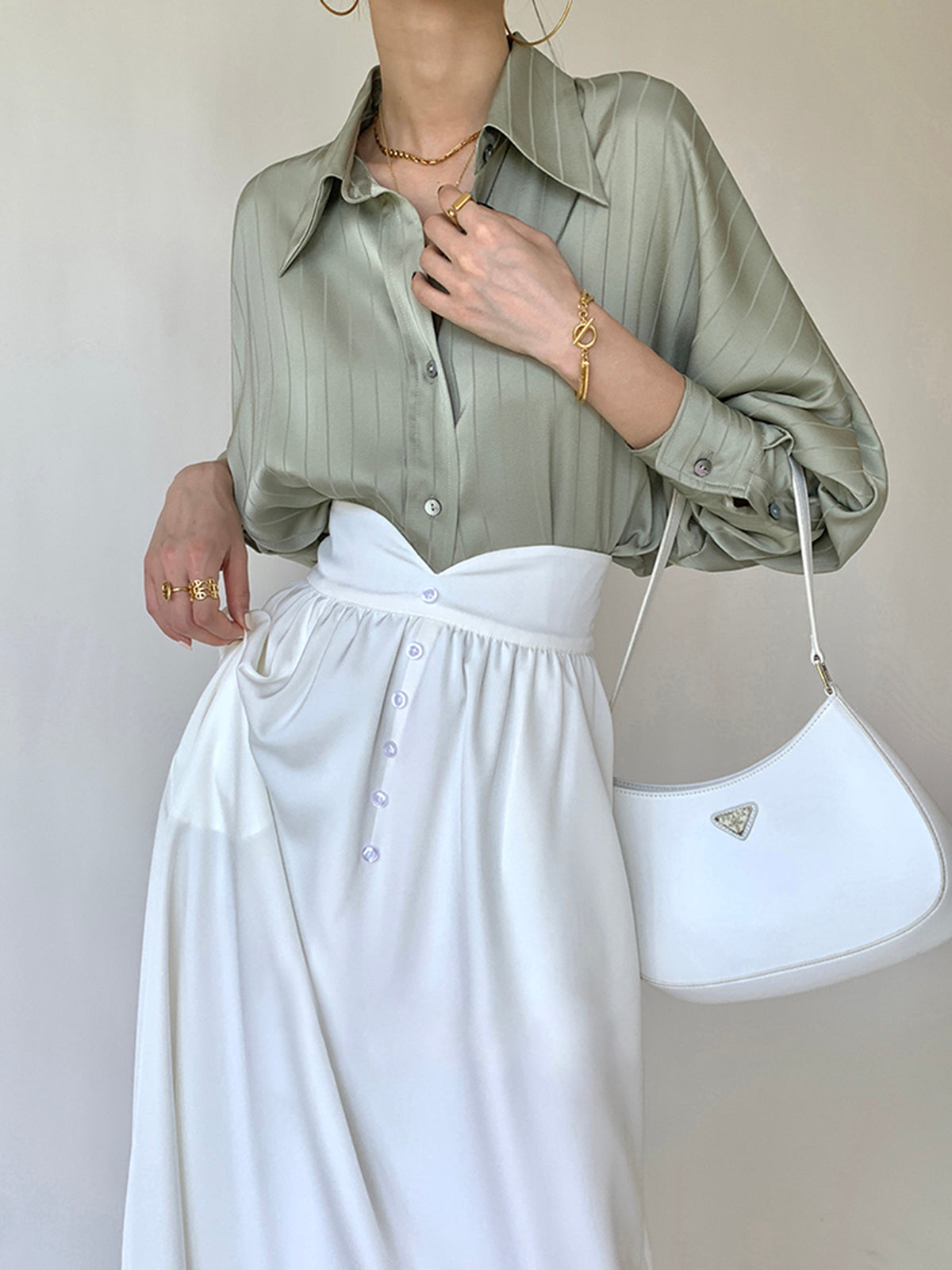 Oversized Button-Up Shirt