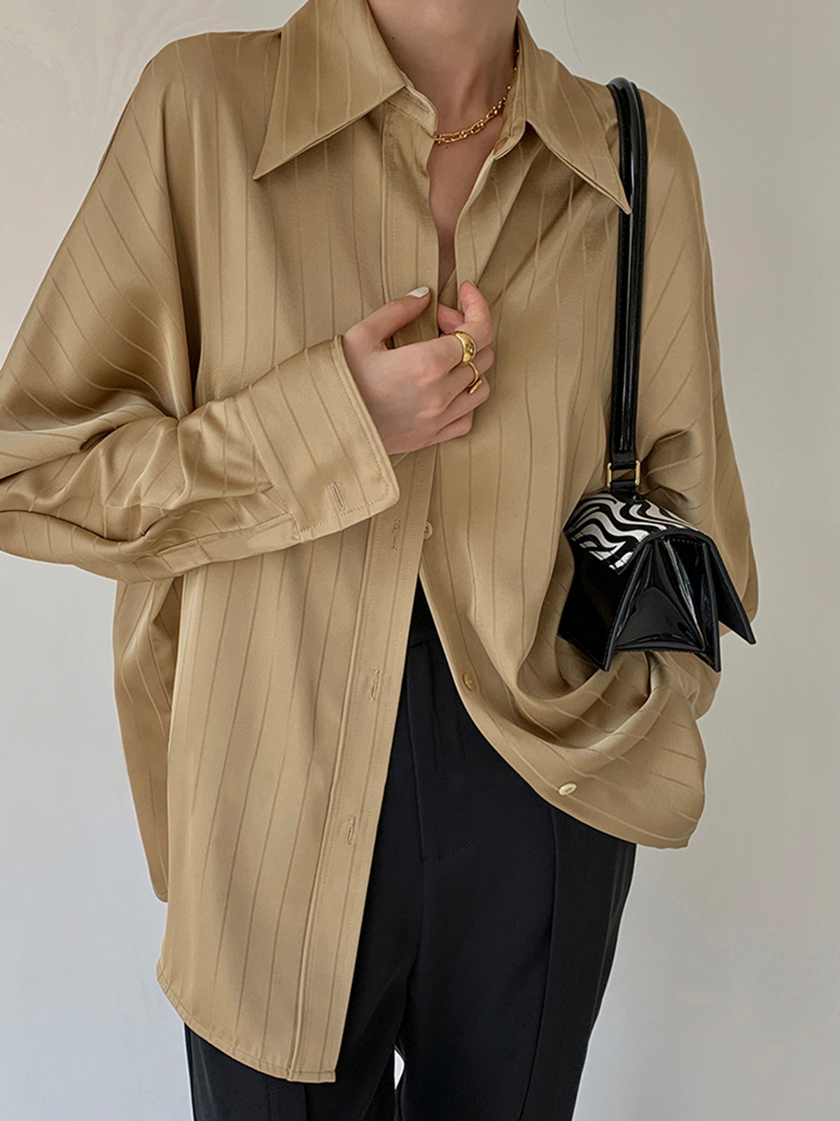 Oversized Button-Up Shirt