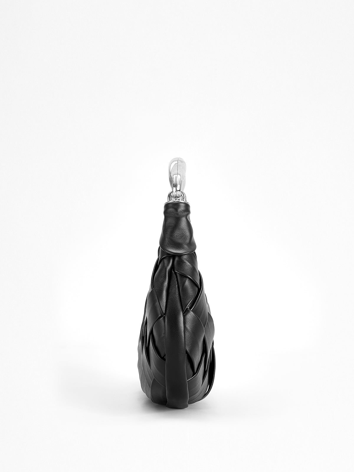 Selene Woven Crescent Bag