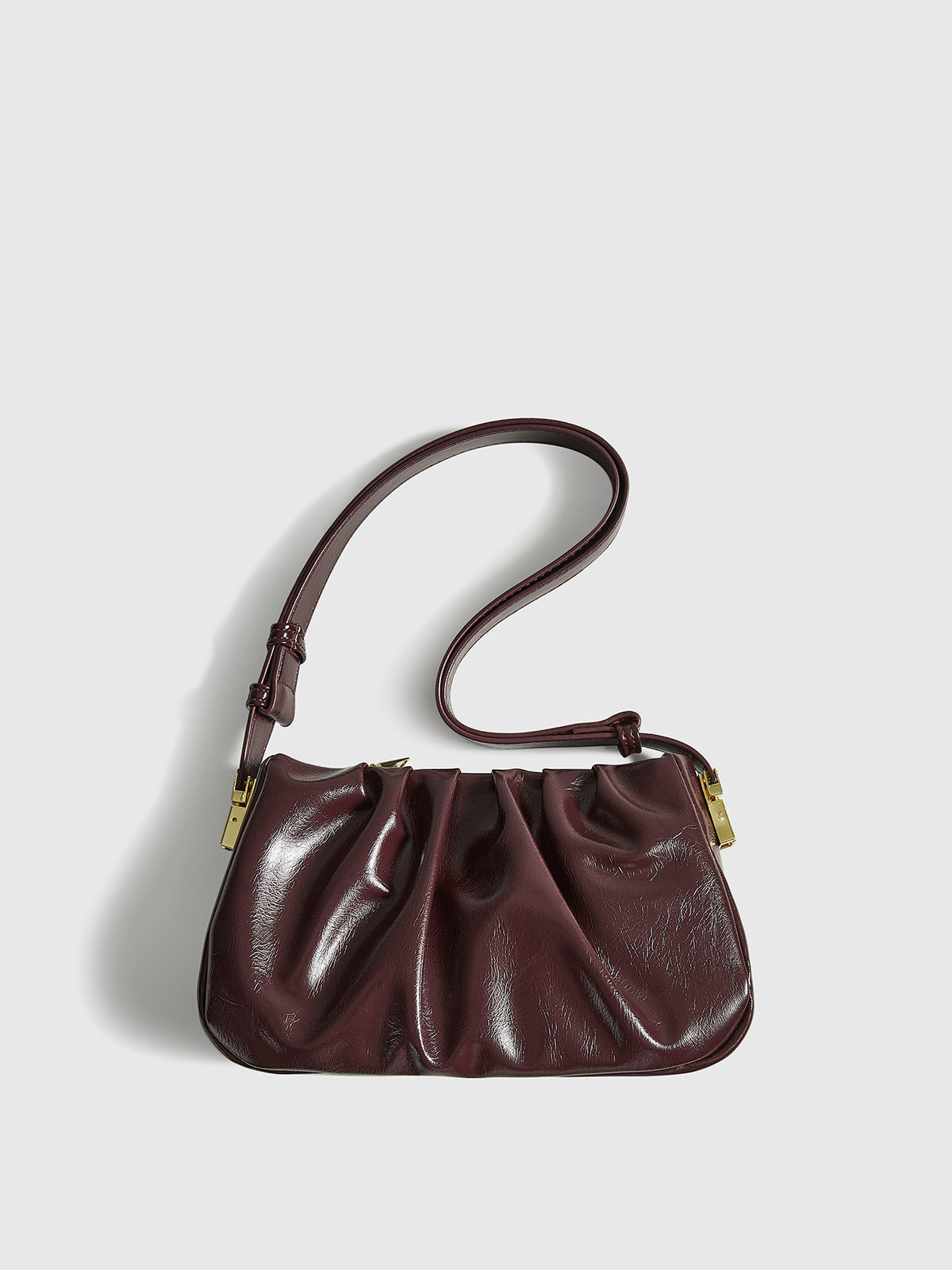 Celeste Retro Pleated Shoulder Bag