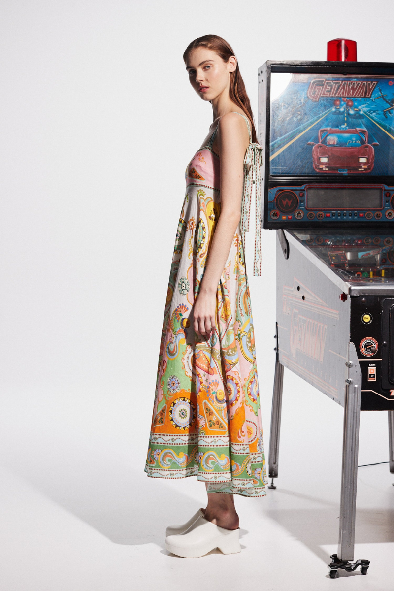 Sylviane Bohemian Paisley Maxi Dress