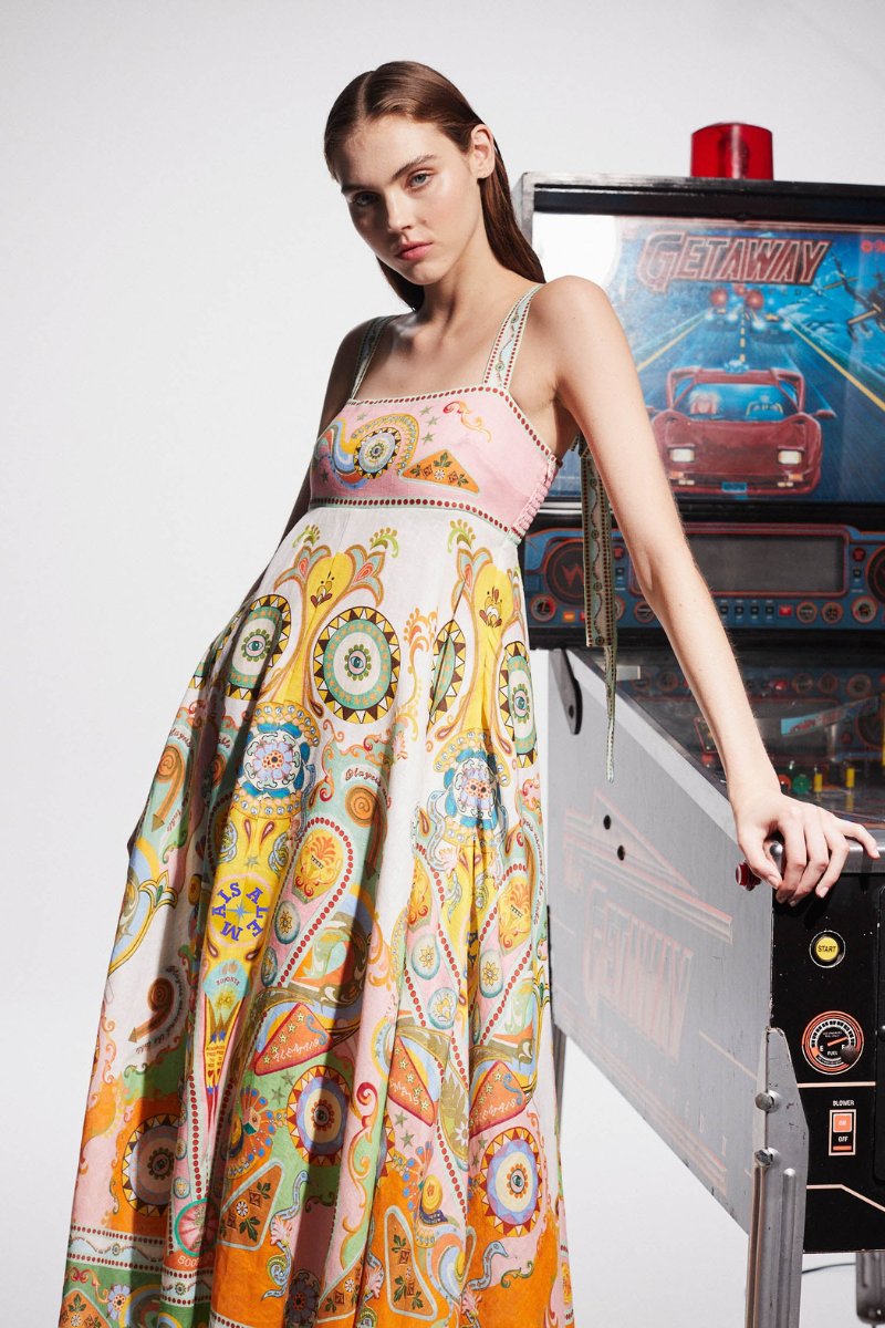 Sylviane Bohemian Paisley Maxi Dress