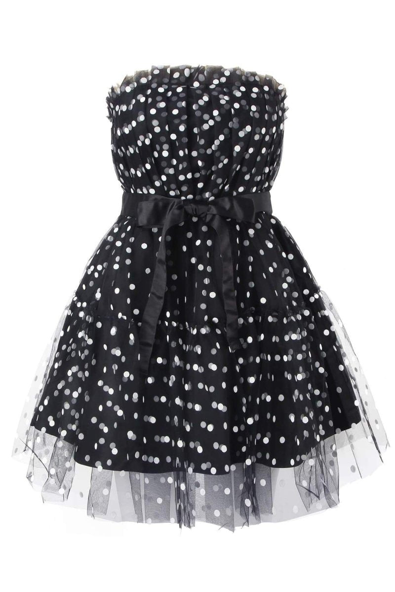 Yasmina Polka Dot Tulle Mini Dress